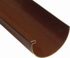 Желоб водосточный D125 мм, 4 м, Plastmo коричневый
