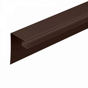 Фасадный околооконный профиль 230 мм Döcke-R шоколадный