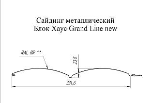 Блок-хаус new Grand Line чертеж