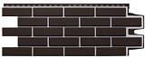 Панель фасадная Гранд Лайн клинкерный кирпич премиум, шоколадный
