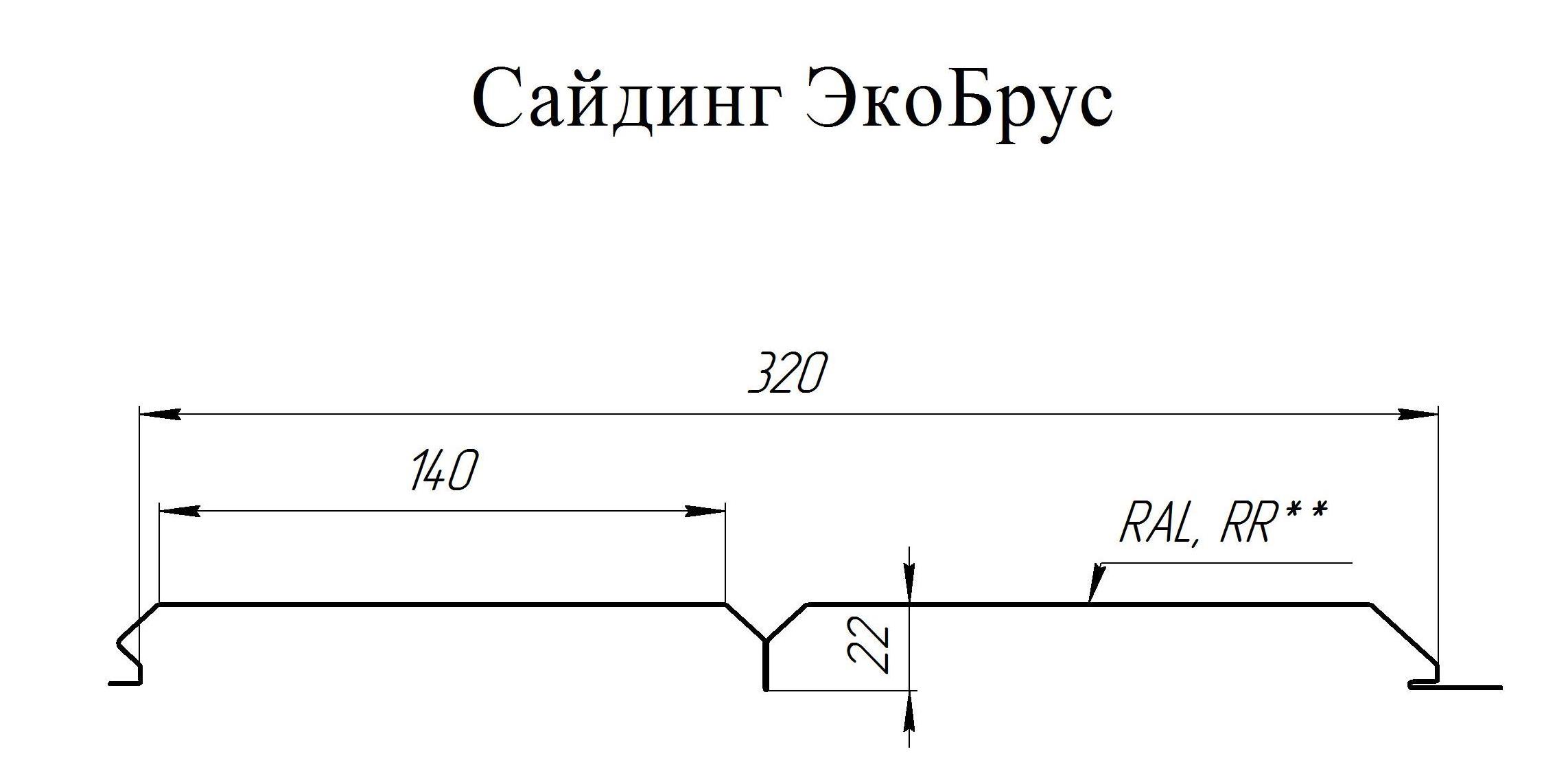 Отлив простой гранд лайн чертеж